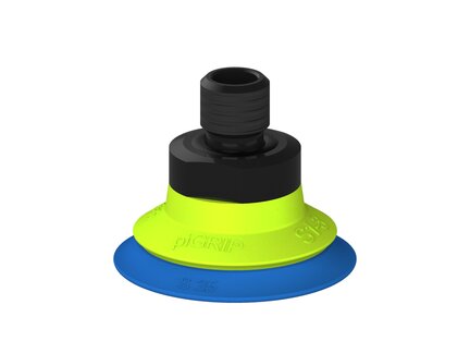Przysawka piGRIP warga standard Ø35 mm, TPE 50°, bez mieszków, podstawa typ 1, gwint M10 zew., (G.S35T50.F.S1.MM10M.00) (9906219) - Piab