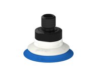 Przysawka piGRIP warga standard Ø35 mm, TPE 50°, bez mieszków, podstawa typ 1, gwint M10 zew., filtr siatkowy, FDA (G.S35T50.F.S1.MM10M.01.FDA) (9924127) - Piab