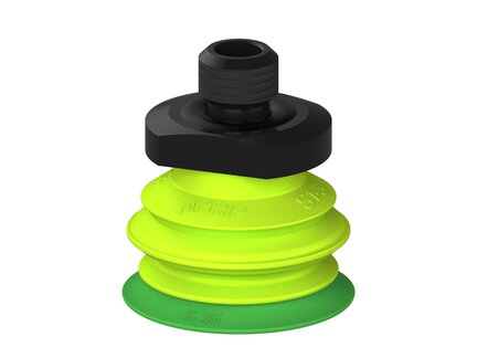 Przysawka piGRIP warga standard Ø35 mm, TPE 60°, 1 mieszek, podstawa typ 1, M12 zew., (G.S35T60.B1.S1.MM12M.00) (9922204) - Piab