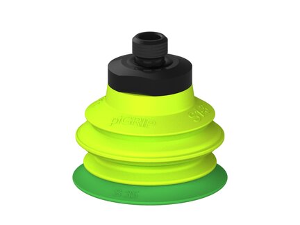 Przysawka piGRIP warga standard Ø35 mm, TPE 60°, 1 mieszek, podstawa typ 1, gwint M8x1 zew., (G.S35T60.B1.S1.MMF8M.00) (9906367) - Piab