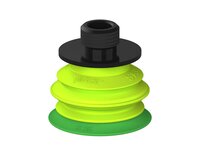 Przysawka piGRIP warga standard Ø35 mm, TPE 60°, 1 mieszek, podstawa typ 1, gwint niski G1/4" zew., filtr siatkowy (G.S35T60.B1.S1.GL14M.01) (9903298) - Piab