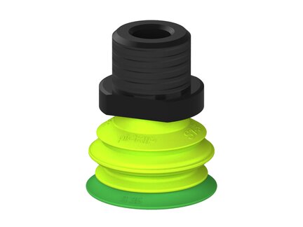 Przysawka piGRIP warga standard Ø35 mm, TPE 60°, 1 mieszek, podstawa typ 1, NPT 1/2" zew., (G.S35T60.B1.S1.NT12M.00) (9928649) - Piab