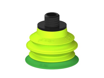 Przysawka piGRIP warga standard Ø35 mm, TPE 60°, 1 mieszek, podstawa typ 1, gwint niski NPT 1/8" zew., (G.S35T60.B1.S1.NTL18M.00) (9921667) - Piab