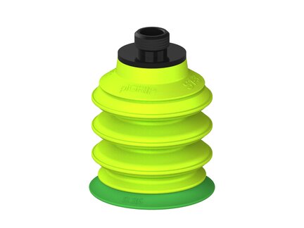 Przysawka piGRIP warga standard Ø35 mm, TPE 60°, 3 mieszki, podstawa typ 1, gwint niski G 1/8" zew., (G.S35T60.B3.S1.GL18M.00) (9919283) - Piab