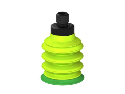 Przysawka piGRIP warga standard Ø35 mm, TPE 60°, 3 mieszki, podstawa typ 1, gwint M10 zew., (G.S35T60.B3.S1.MM10M.00) (9908443) - Piab