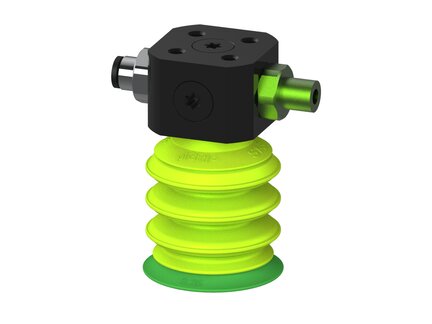 Przysawka piGRIP warga standard Ø35 mm, TPE 60°, 3 mieszki, podstawa typ 1, COAX in piGRIP, wys. przepływ, filtr siatkowy (G.S35T60.B3.S1.CSX.01) (9922764) - Piab
