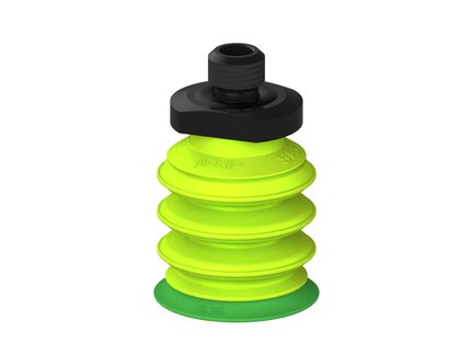 Przysawka piGRIP warga standard Ø35 mm, TPE 60°, 3 mieszki, podstawa typ 1, M12 zew., (G.S35T60.B3.S1.MM12M.00) (9922205) - Piab