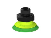 Przysawka piGRIP warga standard Ø35 mm, TPE 60°, bez mieszków, podstawa typ 1, G1/4" zew., piSAVE, dławik 1,3 mm (G.S35T60.F.S1.G14M.05) (9948298) - Piab