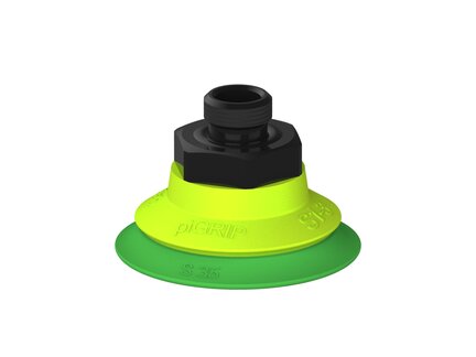 Przysawka piGRIP warga standard Ø35 mm, TPE 60°, bez mieszków, podstawa typ 1, G1/8" zew., (G.S35T60.F.S1.G18M.19) (9935746) - Piab