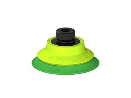 Przysawka piGRIP warga standard Ø35 mm, TPE 60°, bez mieszków, podstawa typ 1, (G.S35T60.F.S1.G18MR.00) (9940330) - Piab
