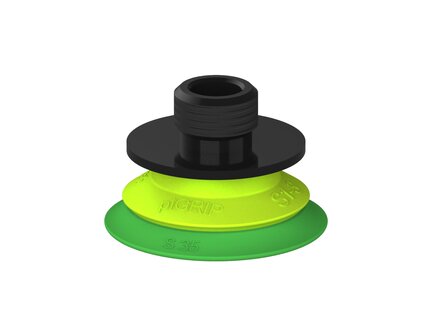 Przysawka piGRIP warga standard Ø35 mm, TPE 60°, bez mieszków, podstawa typ 1, gwint niski G1/4" zew., (G.S35T60.F.S1.GL14M.00) (9903311) - Piab