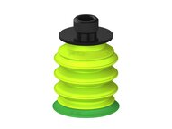 Przysawka piGRIP warga standard Ø35 mm, TPE 60°, 3 mieszki, podstawa typ 1, gwint niski G1/4" zew., dysk filtracyjny (G.S35T60.B3.S1.GL14M.02) (9922806) - Piab