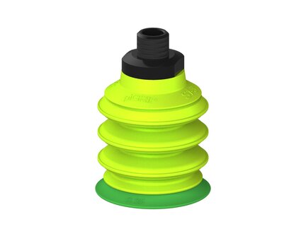 Przysawka piGRIP warga standard Ø35 mm, TPE 60°, 3 mieszki, podstawa typ 1, NPT 1/8" zew., (G.S35T60.B3.S1.NT18M.00) (9906049) - Piab