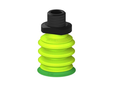 Przysawka piGRIP warga standard Ø35 mm, TPE 60°, 3 mieszki, podstawa typ 1, NPT 3/8" zew., (G.S35T60.B3.S1.NT38M.00) (9924677) - Piab