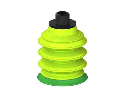 Przysawka piGRIP warga standard Ø35 mm, TPE 60°, 3 mieszki, podstawa typ 1, gwint niski NPT 1/8" zew., (G.S35T60.B3.S1.NTL18M.00) (9974111) - Piab