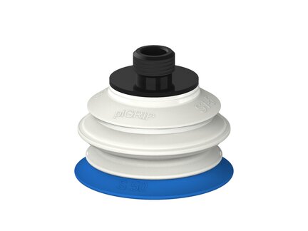 Przysawka piGRIP warga standard Ø50 mm, TPE 50°, 1 mieszek, podstawa typ 1, gwint niski G1/4" zew.,, FDA (G.S50T50.B1.S1.GL14M.00.FDA) (9968871) - Piab