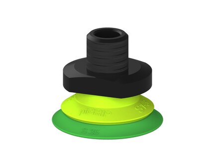 Przysawka piGRIP warga standard Ø35 mm, TPE 60°, bez mieszków, podstawa typ 1, NPT 1/4" zew., (G.S35T60.F.S1.NT14M.00) (9920506) - Piab