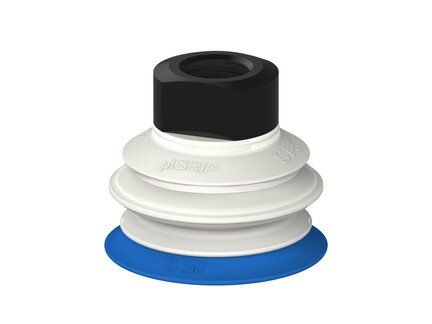 Przysawka piGRIP warga standard Ø50 mm, TPE 50°, 1 mieszek, podstawa typ 1, NPSF 3/8" wew.,, FDA (G.S50T50.B1.S1.NS38F.00.FDA) (9906493) - Piab
