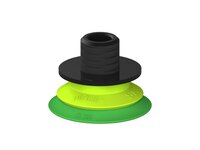 Przysawka piGRIP warga standard Ø35 mm, TPE 60°, bez mieszków, podstawa typ 1, gwint niski NPT 1/4" zew., filtr siatkowy (G.S35T60.F.S1.NTL14M.01) (9903594) - Piab