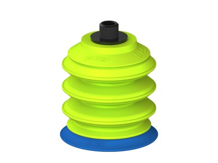 Przysawka piGRIP warga standard Ø50 mm, TPE 50°, 3 mieszki, podstawa typ 1, gwint niski NPT 1/8" zew., (G.S50T50.B3.S1.NTL18M.00) (9949977) - Piab