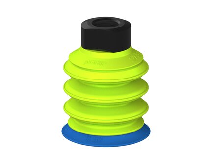 Przysawka piGRIP warga standard Ø50 mm, TPE 50°, 3 mieszki, podstawa typ 1, dysk filtracyjny (G.S50T50.B3.S1.MMF16F.02) (9938479) - Piab