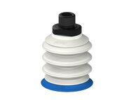Przysawka piGRIP warga standard Ø50 mm, TPE 50°, 3 mieszki, podstawa typ 1, gwint M16x1.5 zew., dysk filtracyjny, FDA (G.S50T50.B3.S1.MMF16M.02.FDA) (9903916) - Piab