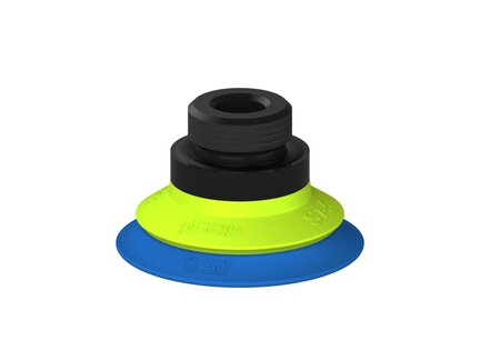 Przysawka piGRIP warga standard Ø50 mm, TPE 50°, bez mieszków, podstawa typ 1, G1/2" zew., (G.S50T50.F.S1.G12M.00) (9930119) - Piab