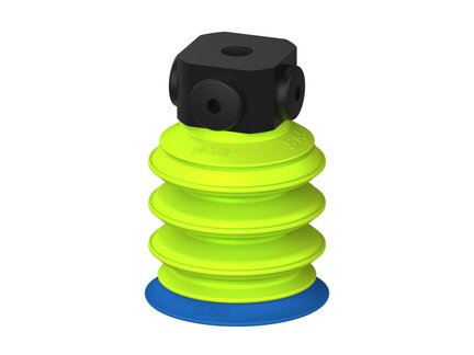 Przysawka piGRIP warga standard Ø50 mm, TPE 50°, 3 mieszki, podstawa typ 1, NPSF 5x1/8" wew., (G.S50T50.B3.S1.NS518F.00) (9931005) - Piab