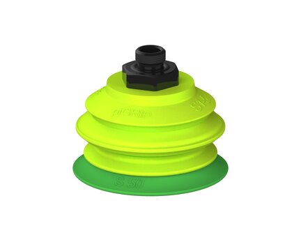 Przysawka piGRIP warga standard Ø50 mm, TPE 60°, 1 mieszek, podstawa typ 1, G1/8" zew., (G.S50T60.B1.S1.G18M.20) (9942555) - Piab