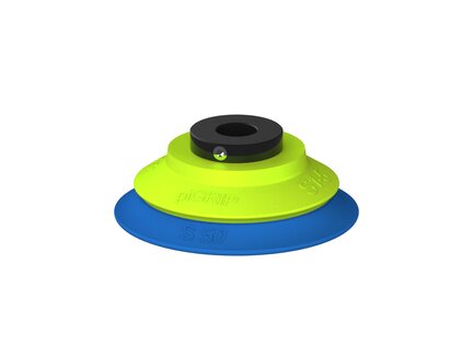 Przysawka piGRIP warga standard Ø50 mm, TPE 50°, bez mieszków, podstawa typ 1, (G.S50T50.F.S1.PD08X.00) (9936600) - Piab