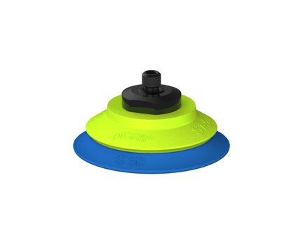 Przysawka piGRIP warga standard Ø50 mm, TPE 50°, bez mieszków, podstawa typ 1, M6 zew., (G.S50T50.F.S1.MM6M.00) (9904071) - Piab