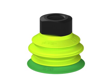 Przysawka piGRIP warga standard Ø50 mm, TPE 60°, 1 mieszek, podstawa typ 1, (G.S50T60.B1.S1.MMF16F.00) (9911422) - Piab