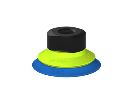 Przysawka piGRIP warga standard Ø50 mm, TPE 50°, bez mieszków, podstawa typ 1, NPT 1/4" wew., (G.S50T50.F.S1.NT14F.00) (9913367) - Piab