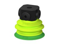 Przysawka piGRIP warga standard Ø50 mm, TPE 60°, 1 mieszek, podstawa typ 1, NPSF 5x1/8" wew., filtr siatkowy (G.S50T60.B1.S1.NS518F.01) (9905442) - Piab