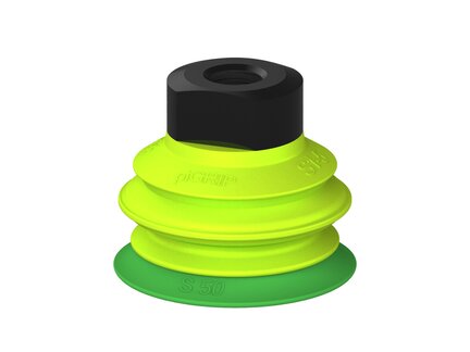 Przysawka piGRIP warga standard Ø50 mm, TPE 60°, 1 mieszek, podstawa typ 1, NPT 1/4" wew., (G.S50T60.B1.S1.NT14F.00) (9962367) - Piab