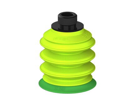 Przysawka piGRIP warga standard Ø50 mm, TPE 60°, 3 mieszki, podstawa typ 1, gwint niski G3/8" zew., filtr siatkowy (G.S50T60.B3.S1.GL38M.01) (9902953) - Piab