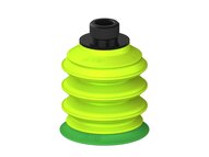Przysawka piGRIP warga standard Ø50 mm, TPE 60°, 3 mieszki, podstawa typ 1, gwint niski G3/8" zew., filtr siatkowy (G.S50T60.B3.S1.GL38M.01) (9902953) - Piab