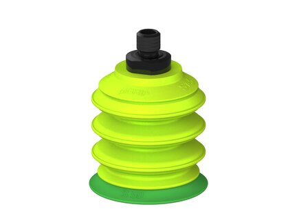 Przysawka piGRIP warga standard Ø50 mm, TPE 60°, 3 mieszki, podstawa typ 1, gwint M10 zew., (G.S50T60.B3.S1.MM10M.00) (9938144) - Piab