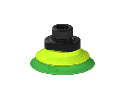 Przysawka piGRIP warga standard Ø50 mm, TPE 60°, bez mieszków, podstawa typ 1, G3/8" zew., (G.S50T60.F.S1.G38M.00) (9902903) - Piab