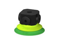 Przysawka piGRIP warga standard Ø50 mm, TPE 60°, bez mieszków, podstawa typ 1, NPSF 5x1/8" wew., (G.S50T60.F.S1.NS518F.00) (9907671) - Piab