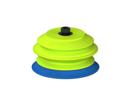 Przysawka piGRIP warga standard Ø70 mm, TPE 50°, 1 mieszek, podstawa typ 1, (G.S70T50.B1.S1.G18MR.00) (9977164) - Piab