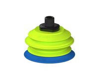Przysawka piGRIP warga standard Ø70 mm, TPE 50°, 1 mieszek, podstawa typ 1, NPT 1/4" zew., piSAVE, dławik 1,3 mm, dysk filtracyjny (G.S70T50.B1.S1.NT14M.08) (9912822) - Piab