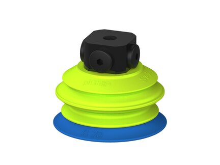 Przysawka piGRIP warga standard Ø70 mm, TPE 50°, 1 mieszek, podstawa typ 1, NPSF 5x1/8" wew., (G.S70T50.B1.S1.NS518F.00) (9940422) - Piab