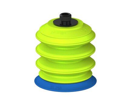Przysawka piGRIP warga standard Ø70 mm, TPE 50°, 3 mieszki, podstawa typ 1, gwint niski G1/4" zew., (G.S70T50.B3.S1.GL14M.00) (9947884) - Piab