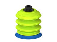 Przysawka piGRIP warga standard Ø70 mm, TPE 50°, 3 mieszki, podstawa typ 1, gwint niski G3/8" zew., dysk filtracyjny (G.S70T50.B3.S1.GL38M.02) (9903616) - Piab