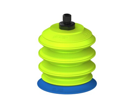 Przysawka piGRIP warga standard Ø70 mm, TPE 50°, 3 mieszki, podstawa typ 1, gwint M10 zew., (G.S70T50.B3.S1.MM10M.00) (9912410) - Piab