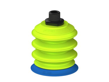 Przysawka piGRIP warga standard Ø70 mm, TPE 50°, 3 mieszki, podstawa typ 1, NPT 3/8" zew., (G.S70T50.B3.S1.NT38M.00) (9926828) - Piab