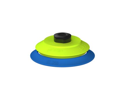 Przysawka piGRIP warga standard Ø70 mm, TPE 50°, bez mieszków, podstawa typ 1, G1/8" wew., (G.S70T50.F.S1.G18F.00) (9937407) - Piab