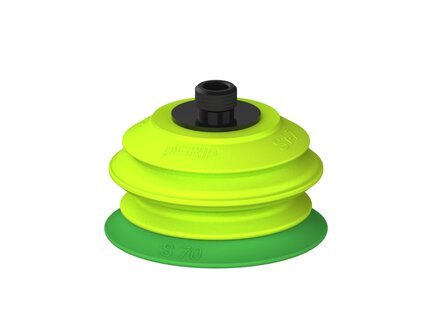 Przysawka piGRIP warga standard Ø70 mm, TPE 60°, 1 mieszek, podstawa typ 1, gwint niski G1/4" zew., (G.S70T60.B1.S1.GL14M.00) (9903415) - Piab