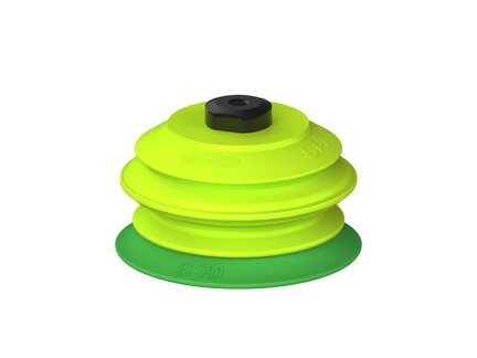 Przysawka piGRIP warga standard Ø70 mm, TPE 60°, 1 mieszek, podstawa typ 1, (G.S70T60.B1.S1.MM6F.00) (9916304) - Piab